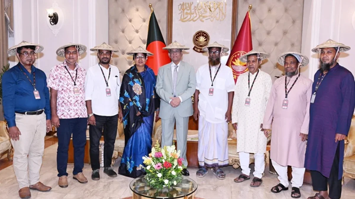 স্বার্থ সংরক্ষণে জাতীয় পর্যায়ে কৃষকদের কেন্দ্রীয় সংগঠন গড়ে তোলার আহবান রাষ্ট্রপতির